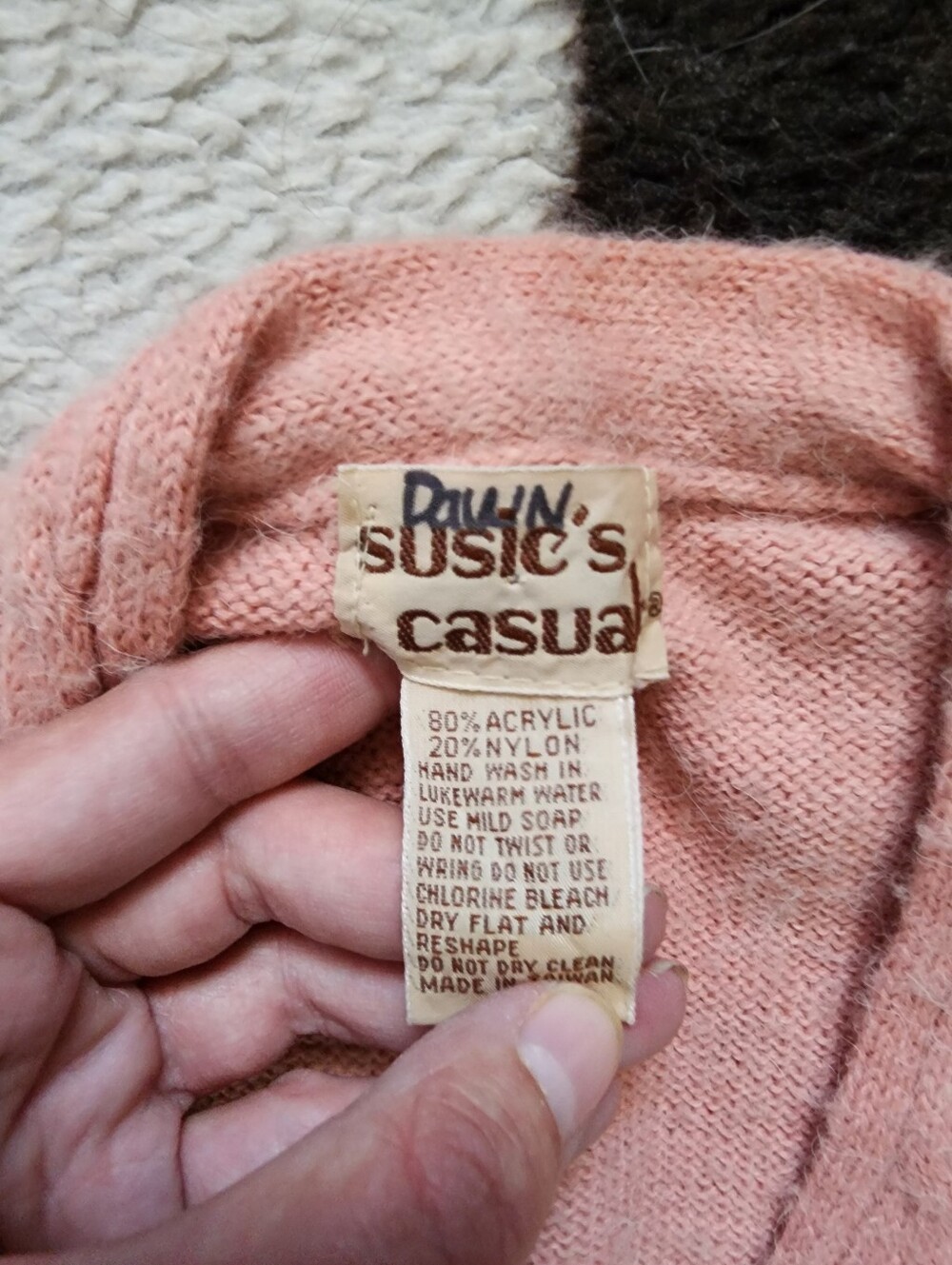 WOMEN'S 80'S VESTTOP - PINK ROSE - Picture 5 of 5